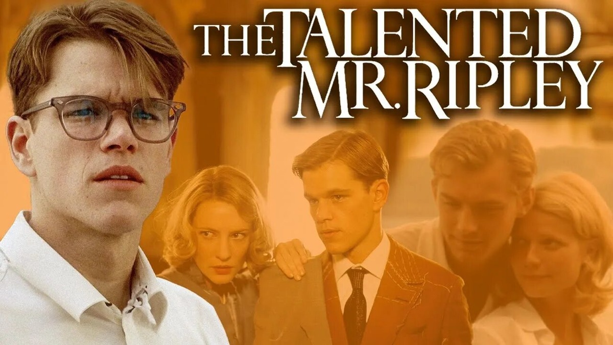 «Талантливый мистер Рипли» (англ. The Talented Mr. Ripley) — американский психологический триллер 1999 года. Снят режиссёром и сценаристом Энтони Мингеллой по мотивам одноимённого романа Патриции Хайсмит 1955 года. Полное название фильма (оно показано в начальных титрах) — «Загадочный, тоскующий, скрытный, печальный, одинокий, озадаченный, музыкальный, одарённый, умный, красивый, нежный, чувственный, преследуемый, страстный, талантливый мистер Рипли». Жанры: триллер, драма, криминал. 