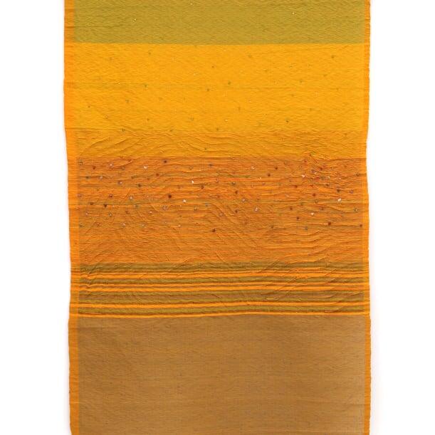 Сверкающее на горизонте море, пластик, хлопок. 2024