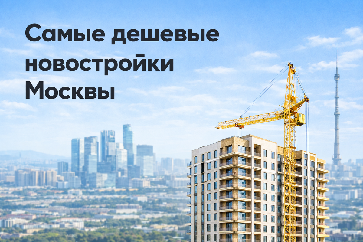 Самые дешевые новостройки Москвы внутри МКАД в феврале 2026