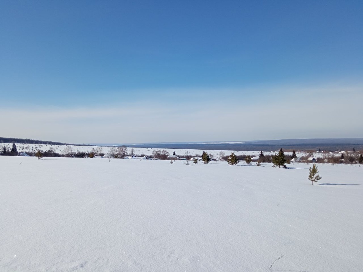 Деревенька в снегу. Фото автора