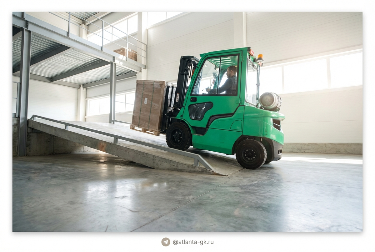    Как выбрать вилочный погрузчик для склада площадью 1000 м² Atlanta-gk