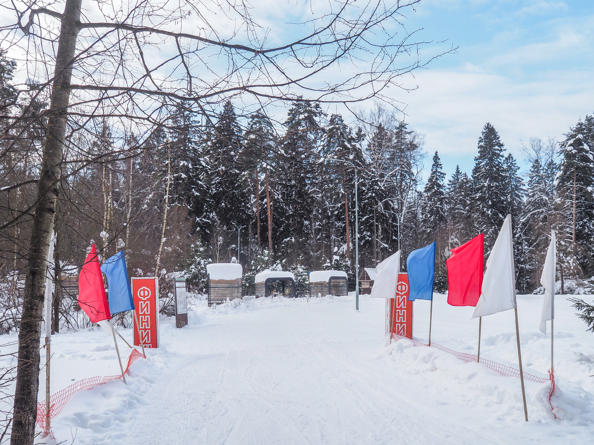 Точка финиша, она же стартовая поляна. Фото Павел Каманин