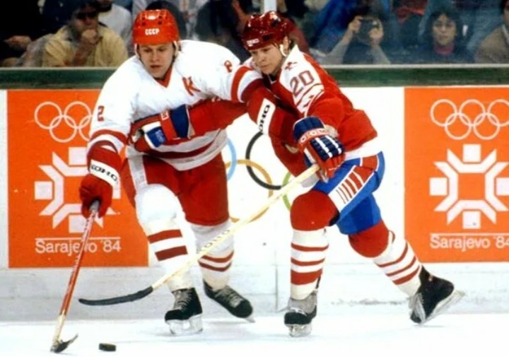 Фото из открытых источников (В.Фетисов на олимпийском турнире в Сараево)