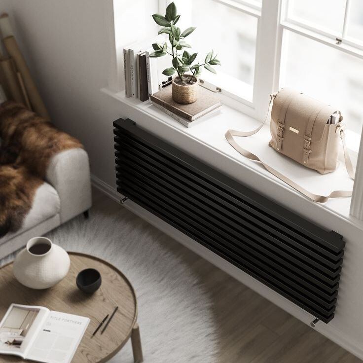 Горизонтальный трубчатый радиатор из профиля 60х30