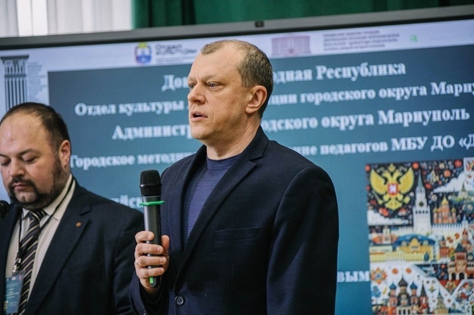    Глава Мариуполя поздравил жителей города с Днем защитника Отечества. Фото: ТГ/Кольцов