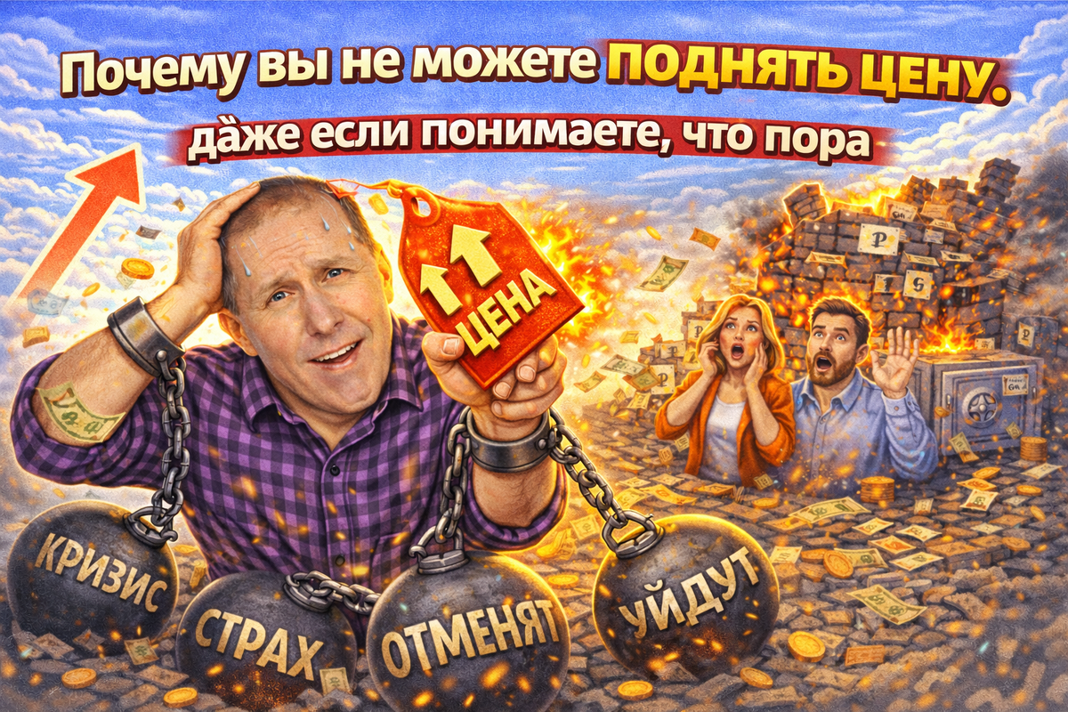 Почему вы не можете поднять цену, даже если понимаете, что пора