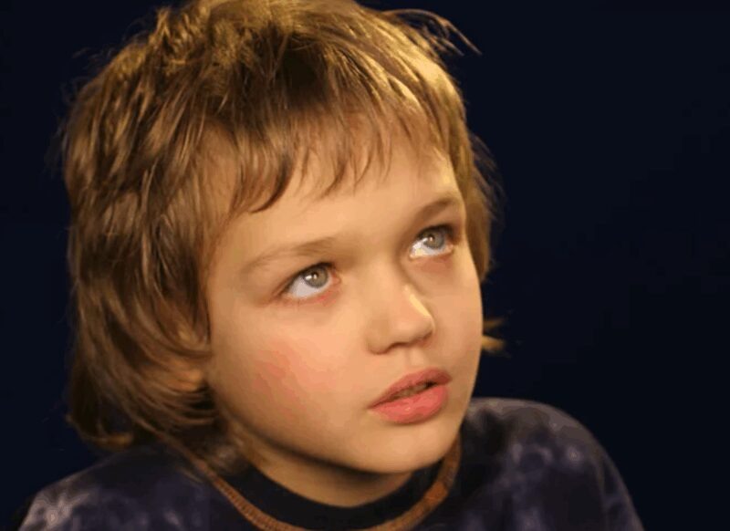    Юный Александр Сигуев в начале модельной карьеры.