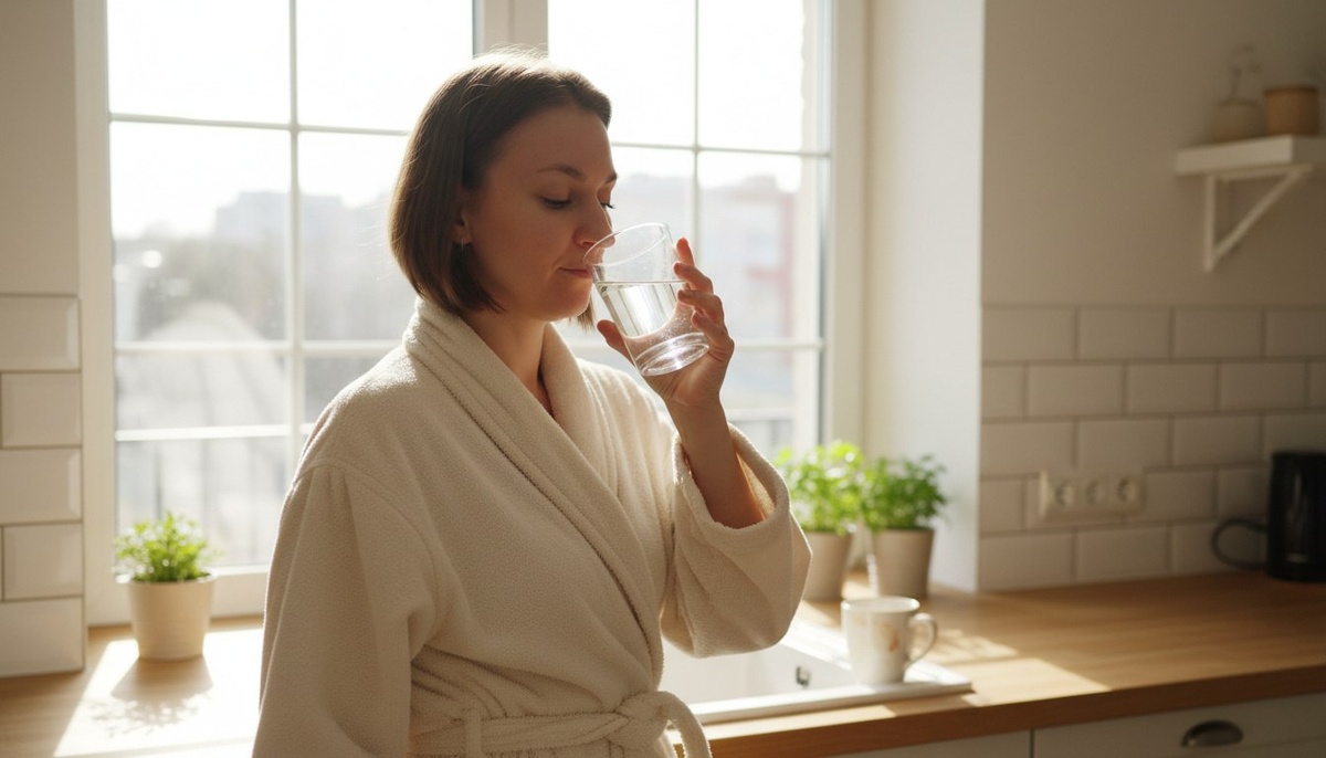 Стакан тёплой воды с утра — и кишечник просыпается без стресса