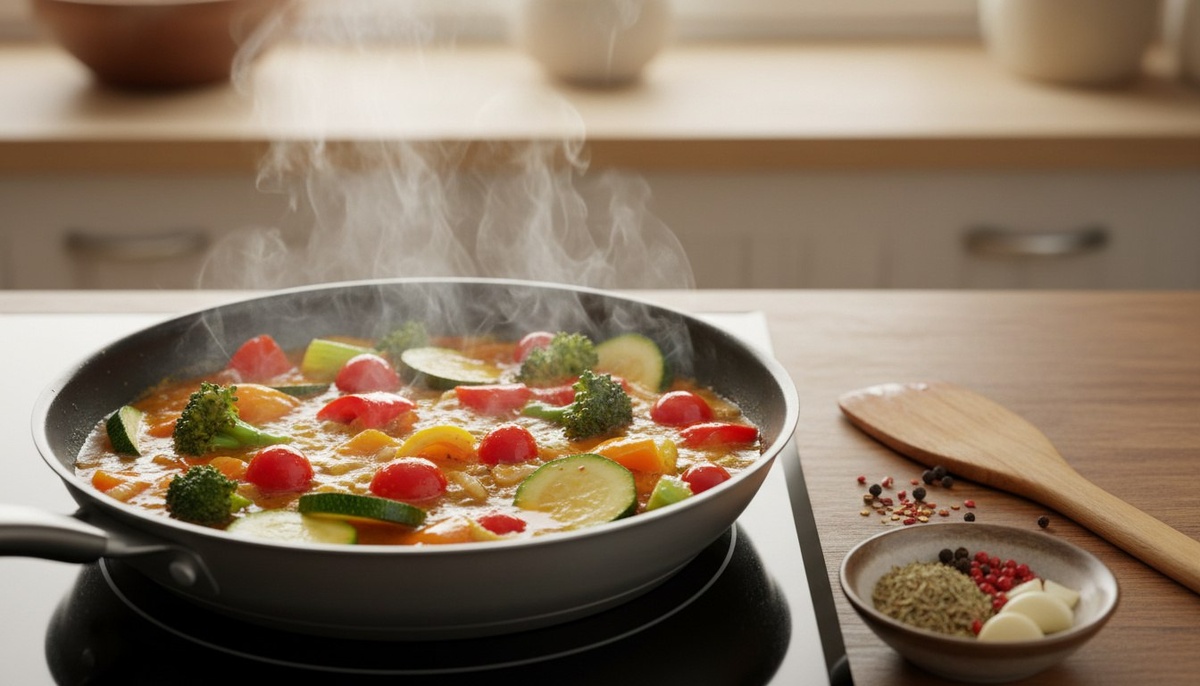 Тушить, а не жарить. Варить, а не пассеровать. Первая неделя любит тепло и нежность