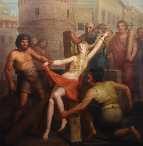 Жозеф-Бернар Флогье – «Распятие святой Евлалии», 1812