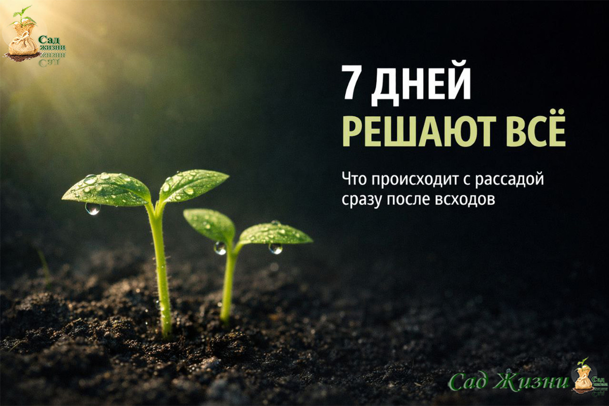 7 дней, которые решают судьбу рассады: что происходит сразу после всходов