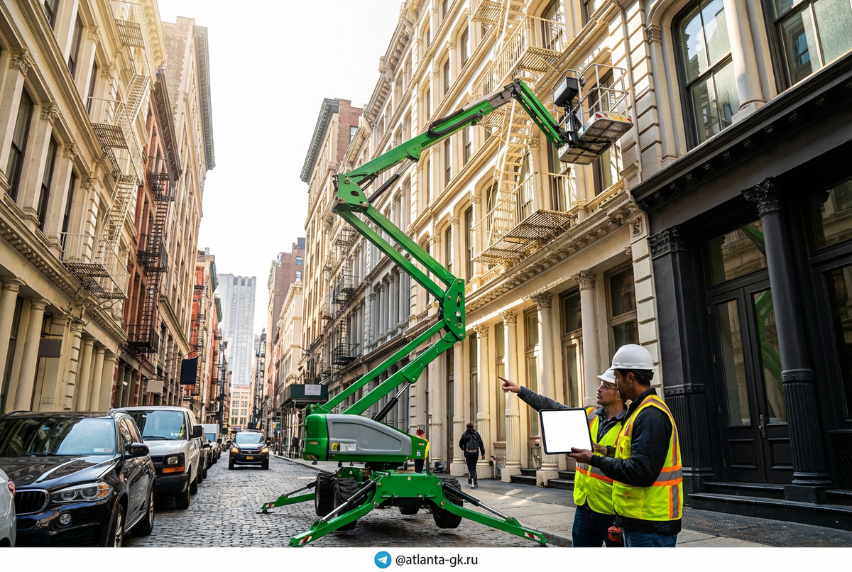    Подводные камни и советы по выбору коленчатого подъёмника Atlanta-gk