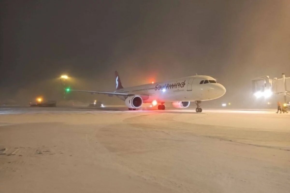    В Новосибирске задержали несколько самолетов из-за непогоды