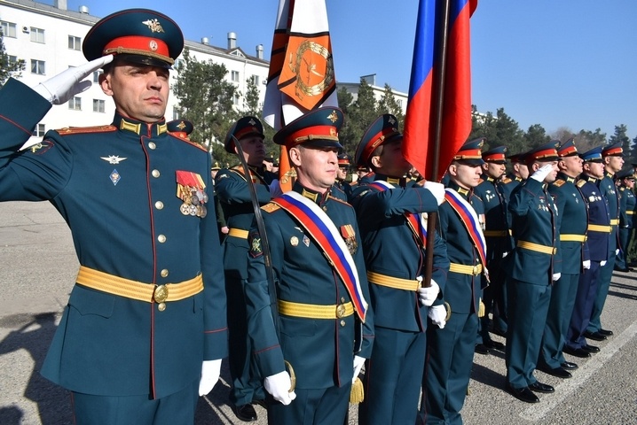    Праздничный митинг в честь Дня защитника Отечества. Источник фото: пресс-служба Центрального военного округа.