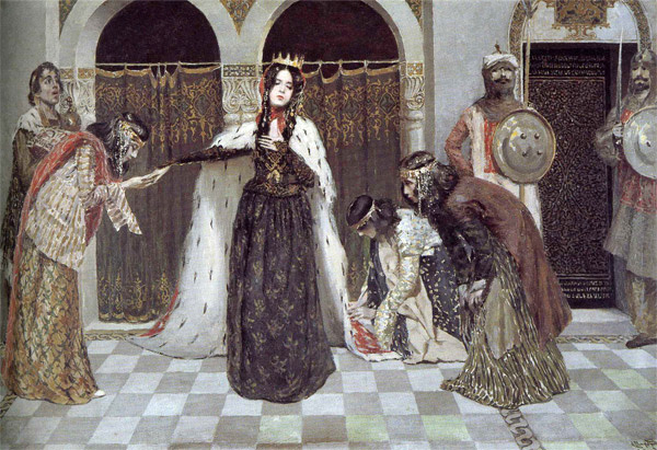 Вардкес Суренянц, «Возвращение царицы Забел на трон», 1909 год