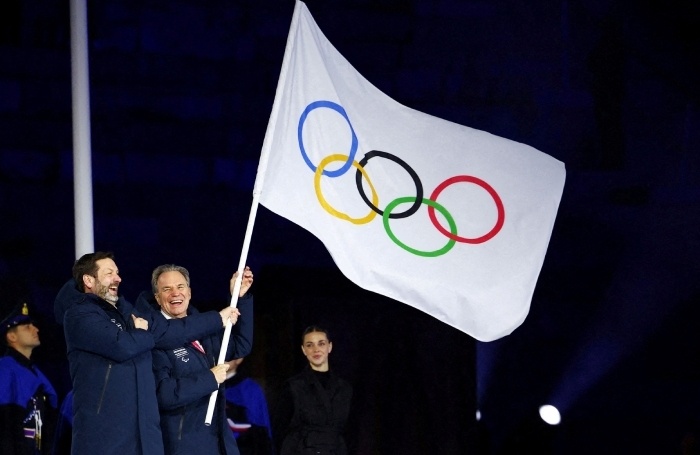    Церемония закрытия Олимпийских игр 2026 года. Италия, 22 февраля. REUTERS/Guglielmo Mangiapane