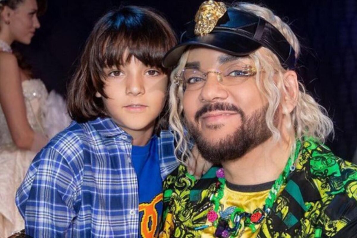    Филипп Киркоров с сыном Мартином. соцсети