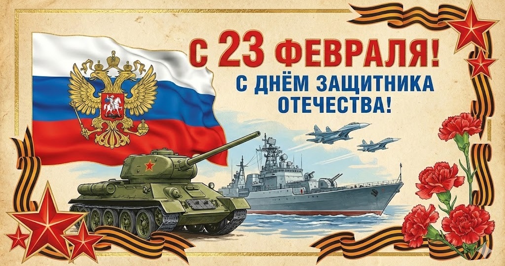 С праздником, дорогие наши защитники!