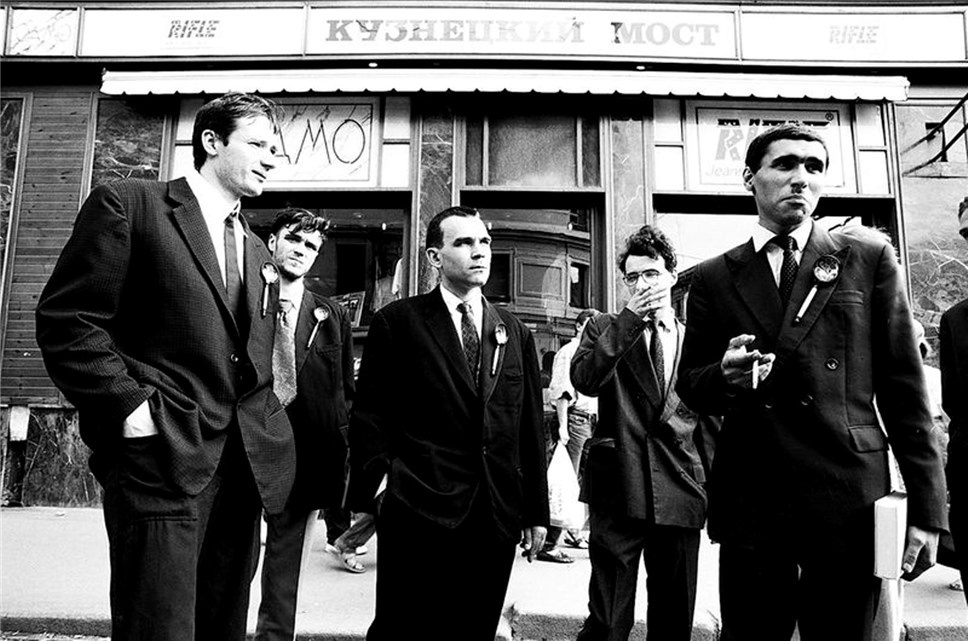 Акция «Ложки в петлицах» на Кузнецком мосту. 