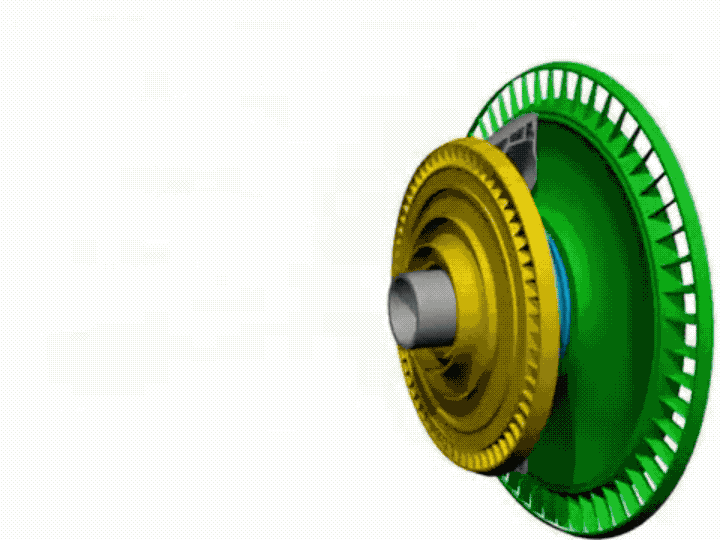 Этот фрагмент видео Федерального управления гражданской авиации США помогает визуализировать разрез узла подшипника высокого давления/низкого давления. Обратите внимание на расположение камеры подшипника, заполненной маслом, и ведущей к ней труб.