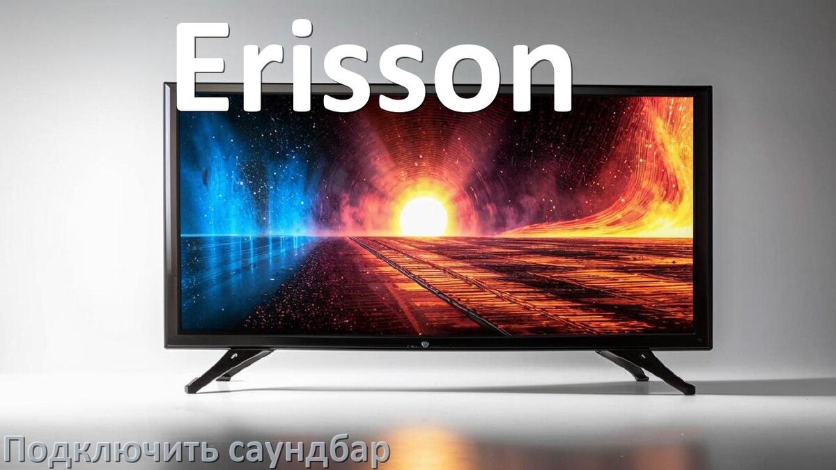 
Как подключить саундбар к телевизору Erisson через HDMI кабель и Bluetooth