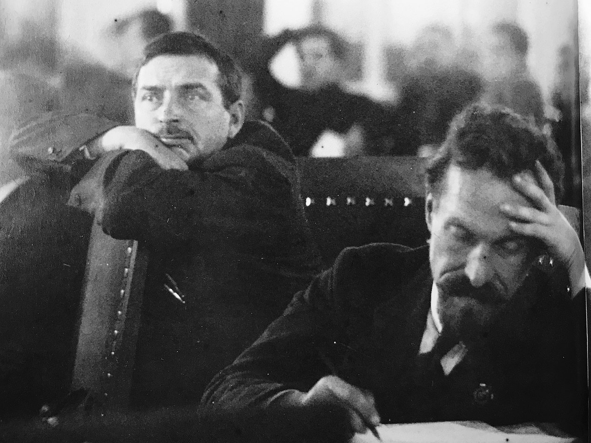 Лидеры правого уклона - Томский и Рыков