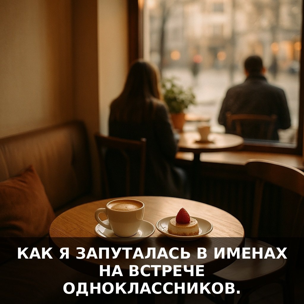 Я увидела Антона, который всегда был местной звездой, а теперь, судя по всему, стал маркетологом.