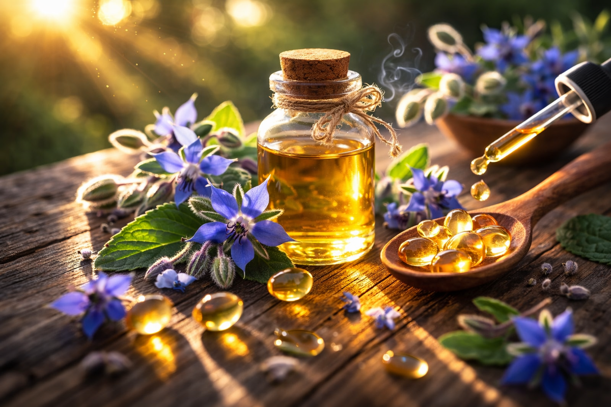 Масло бурачника (бораго, огуречника)