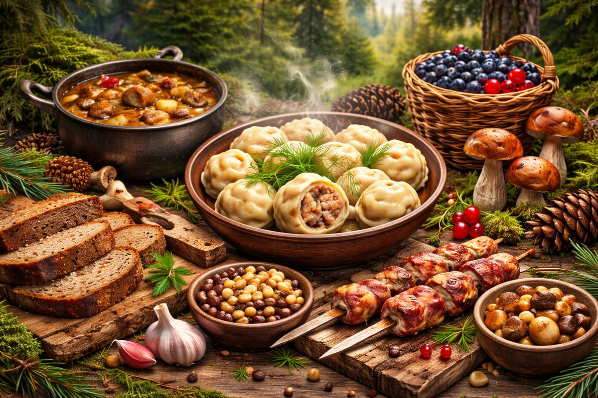 Среди тайги и степей: сибирские и уральские вкусы