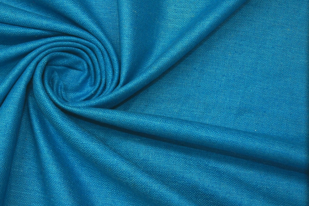 Дикий буретный шёлк чесуча бирюзовый