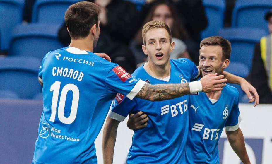    Гладышев получил шанс забить за "Динамо" и не упустил его. Фото: ФК "Динамо" Москва