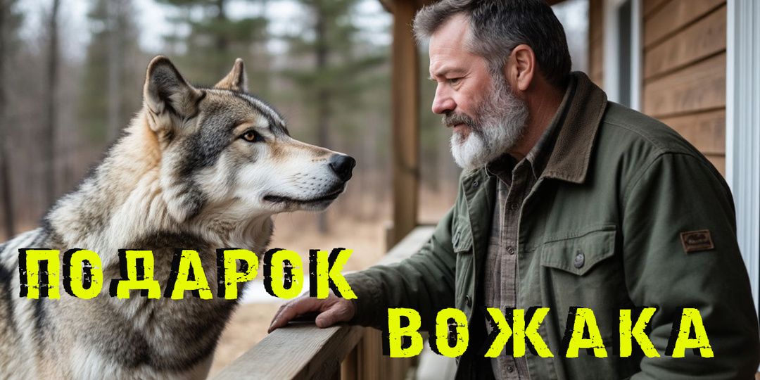 Спасённый мной волк пришёл к дому и перевернул нашу жизнь. Таёжная история.