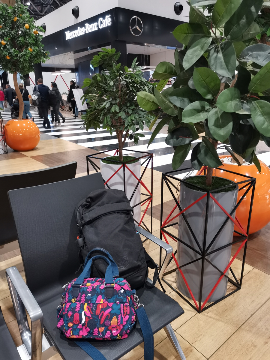 Аэропорт Шереметьево. Моя сумка-путешественница. Уже 10 лет со мной, сколько аэропортов повидала)