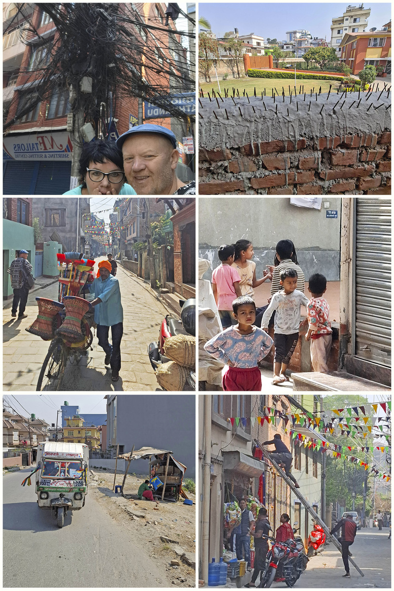 Типичный Катманду по дороге в монастырь. Фото автора.