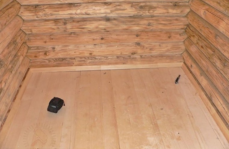 Деревянные полы в бане