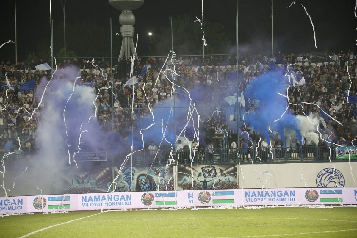 Домашний матч «Навбахора». Фото: t.me/fcnavbahor.