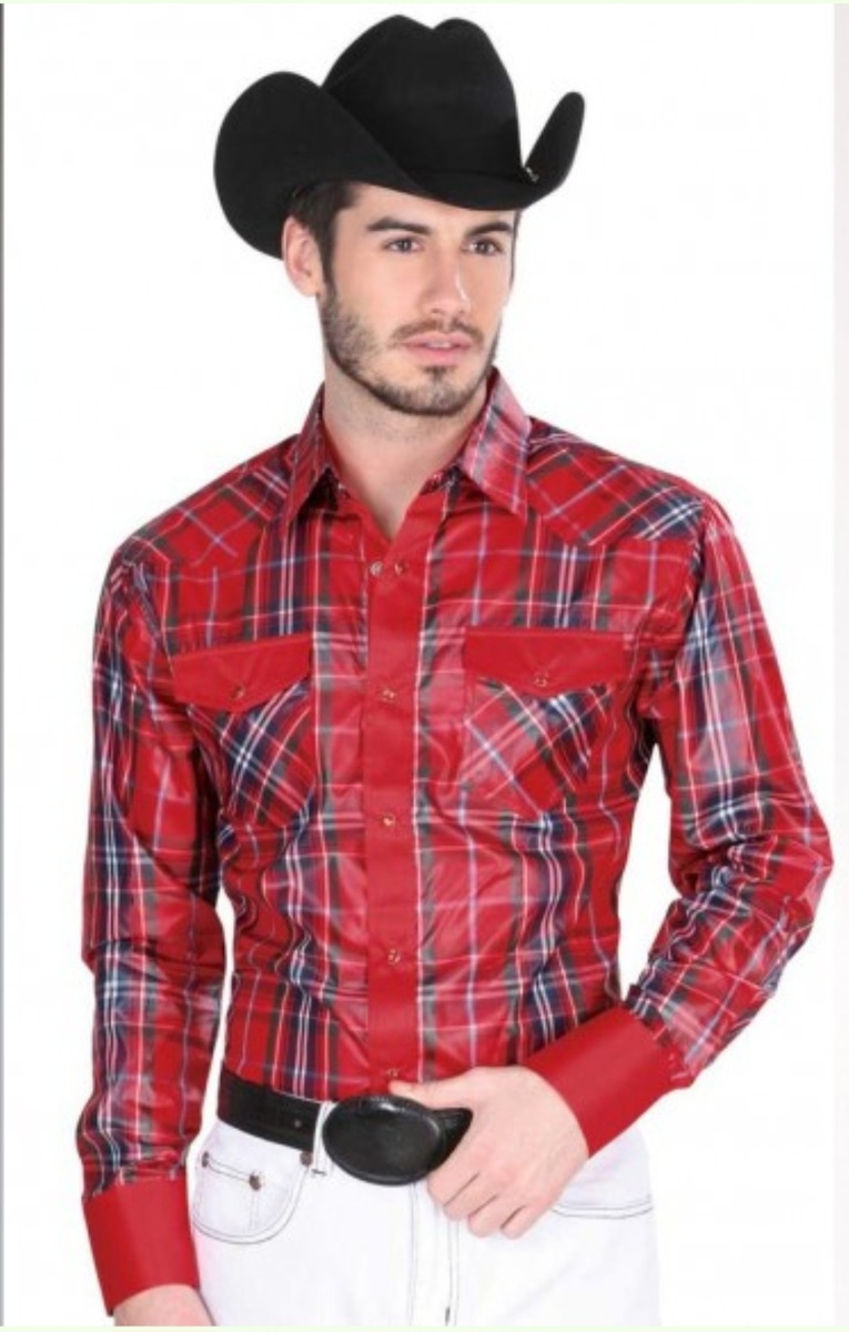 Клетчатая рубашка "ковбойка".