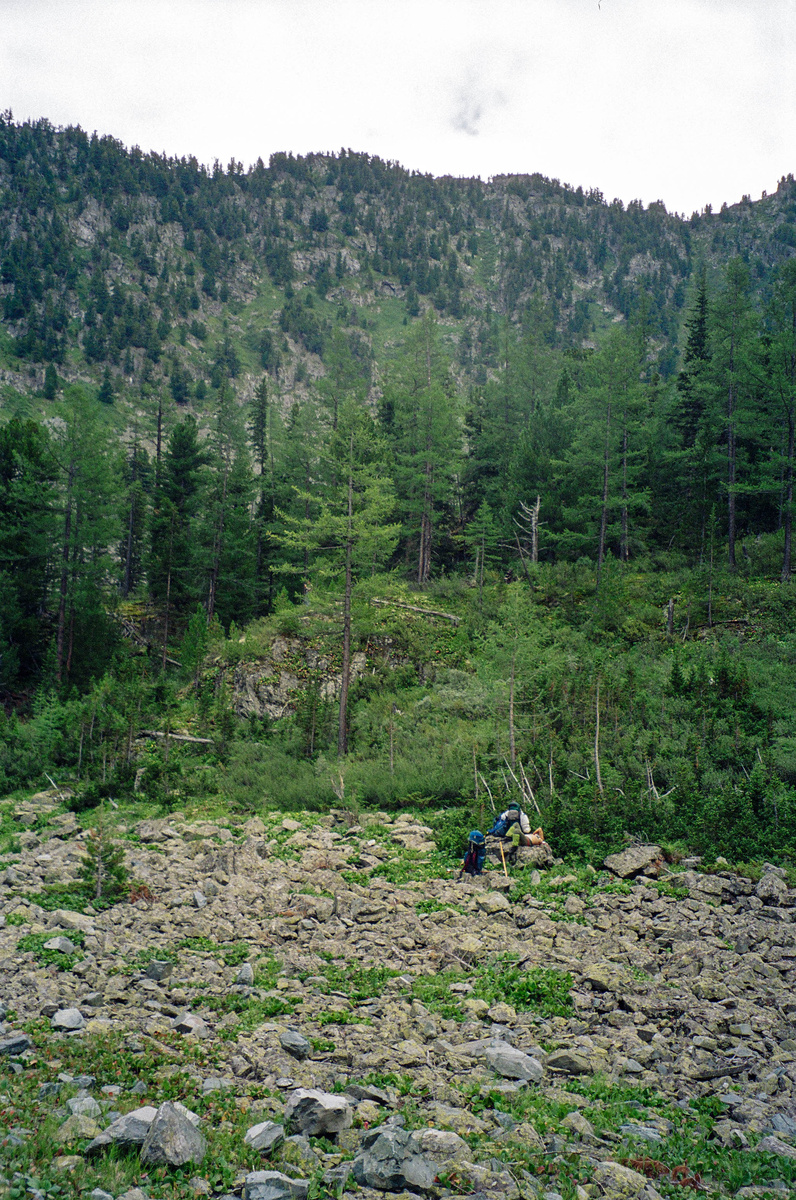 Устраивали привалы, потому что набор высоты очень резкий.