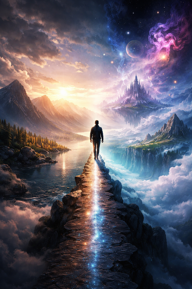 Человек может опуститься до уровня инстинктов. Может раствориться в иллюзиях. Но его настоящая сила — не в крайностях. Она в умении удерживать равновесие между реальностью и воображением. Почему это главный экзамен человеческой жизни?