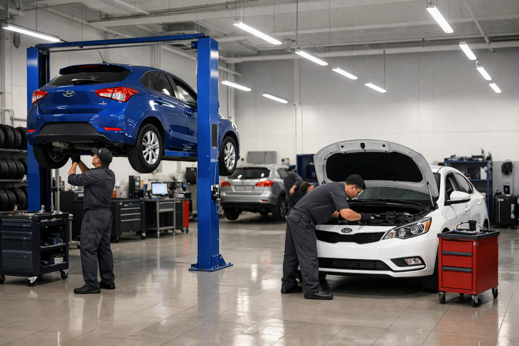    Как выбрать салон для обслуживания корейского авто до 160 сил: гайд