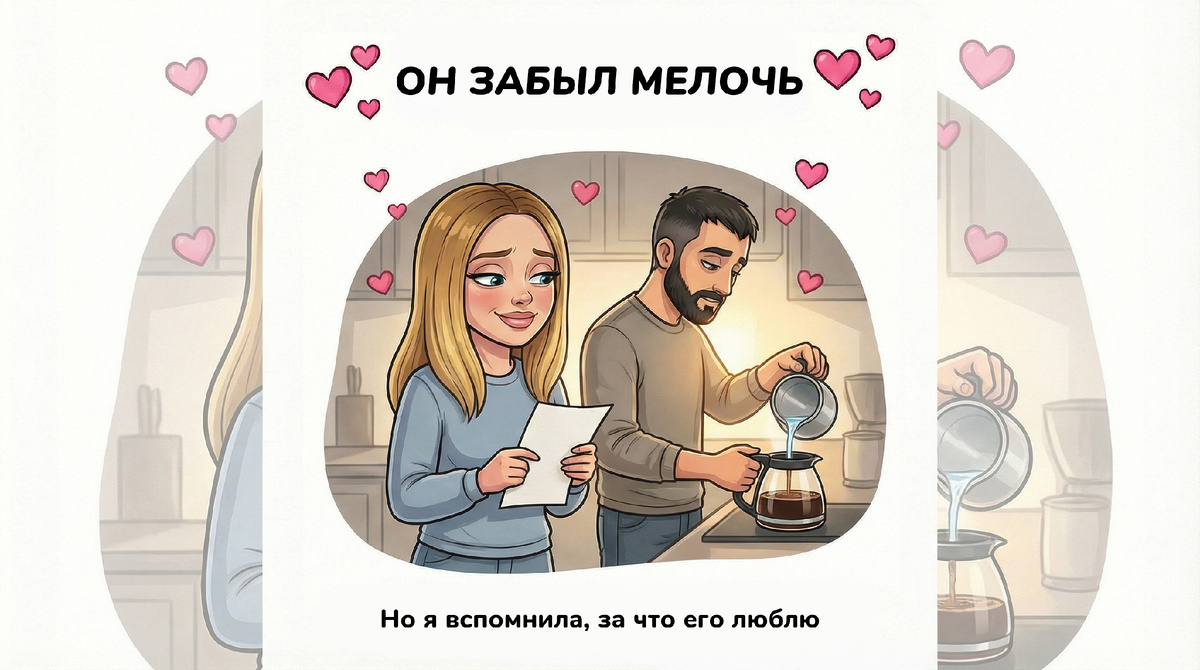 Я увидела, как он заваривает кофе именно по моему, особенному рецепту. И в этот момент меня пронзило.