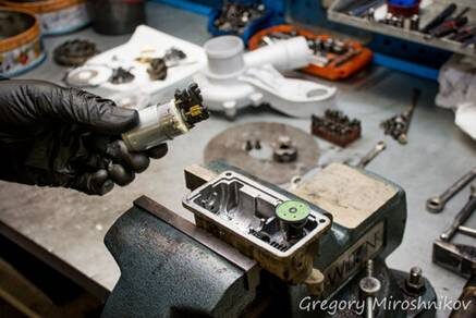 Разборка турбины