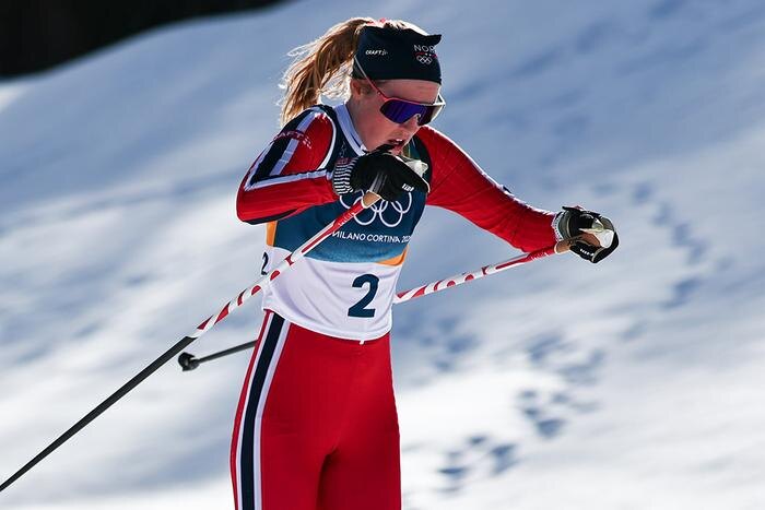 Норвежская лыжница Каролине Симпсон-Ларсен. Обложка © ТАСС / Daniel Karmann