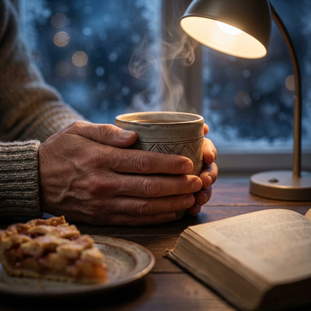 Вот так, по-простому. Кружка, руки, тепло. И мысли о тех, кто это тепло дарит