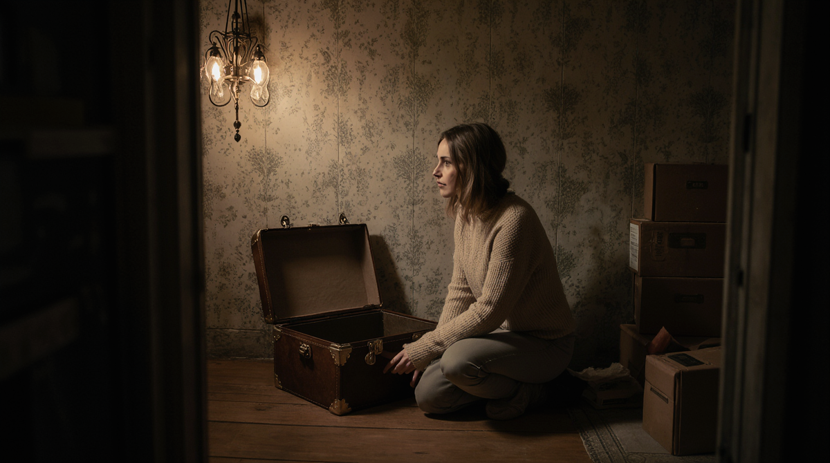 Чемодан помнит тепло её рук. А я всё никак не решусь — то ли хранить, то ли отпустить