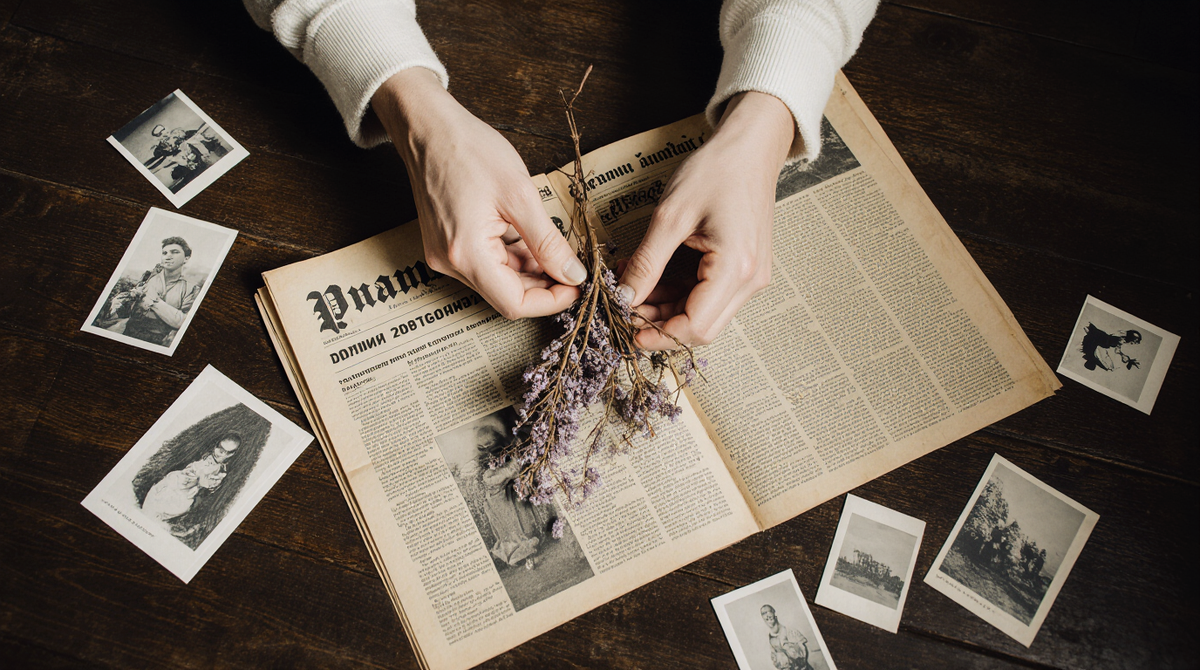 Она хранила эту ветку тридцать пять лет. Просто потому, что когда-то я держала её в руках