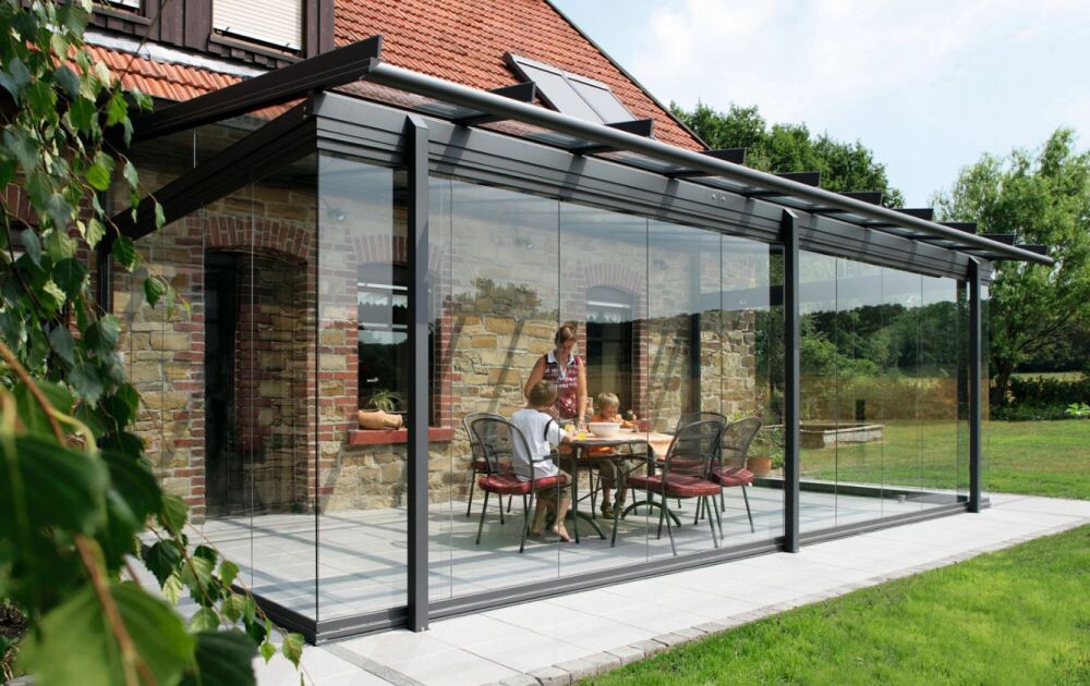  Безрамное остекление веранды