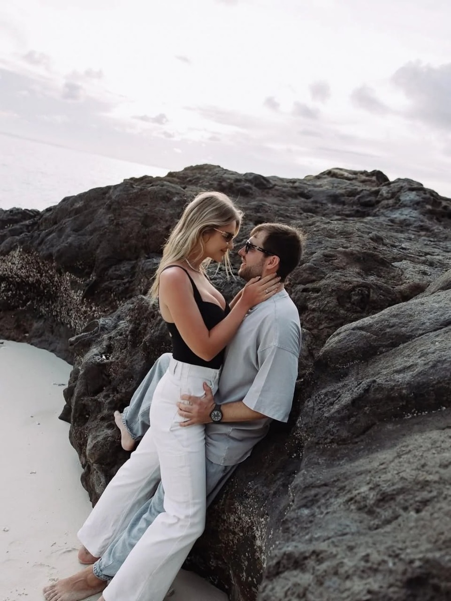 Эдуард Гуринович с невестой 