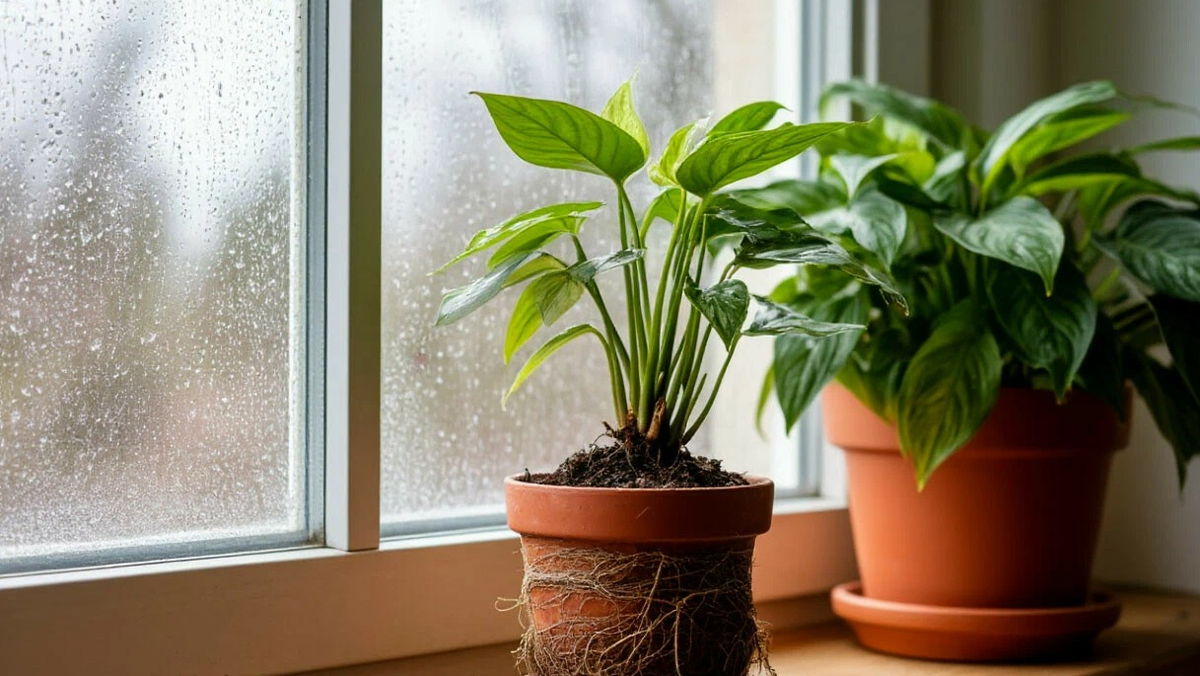 Что делать, если комнатный цветок замерз на подоконнике: план спасения корней