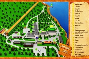 Карта санатория